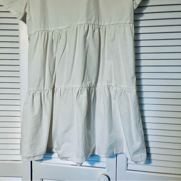 Madewell White Tiered Babydoll Dress - Picture 10 of 10